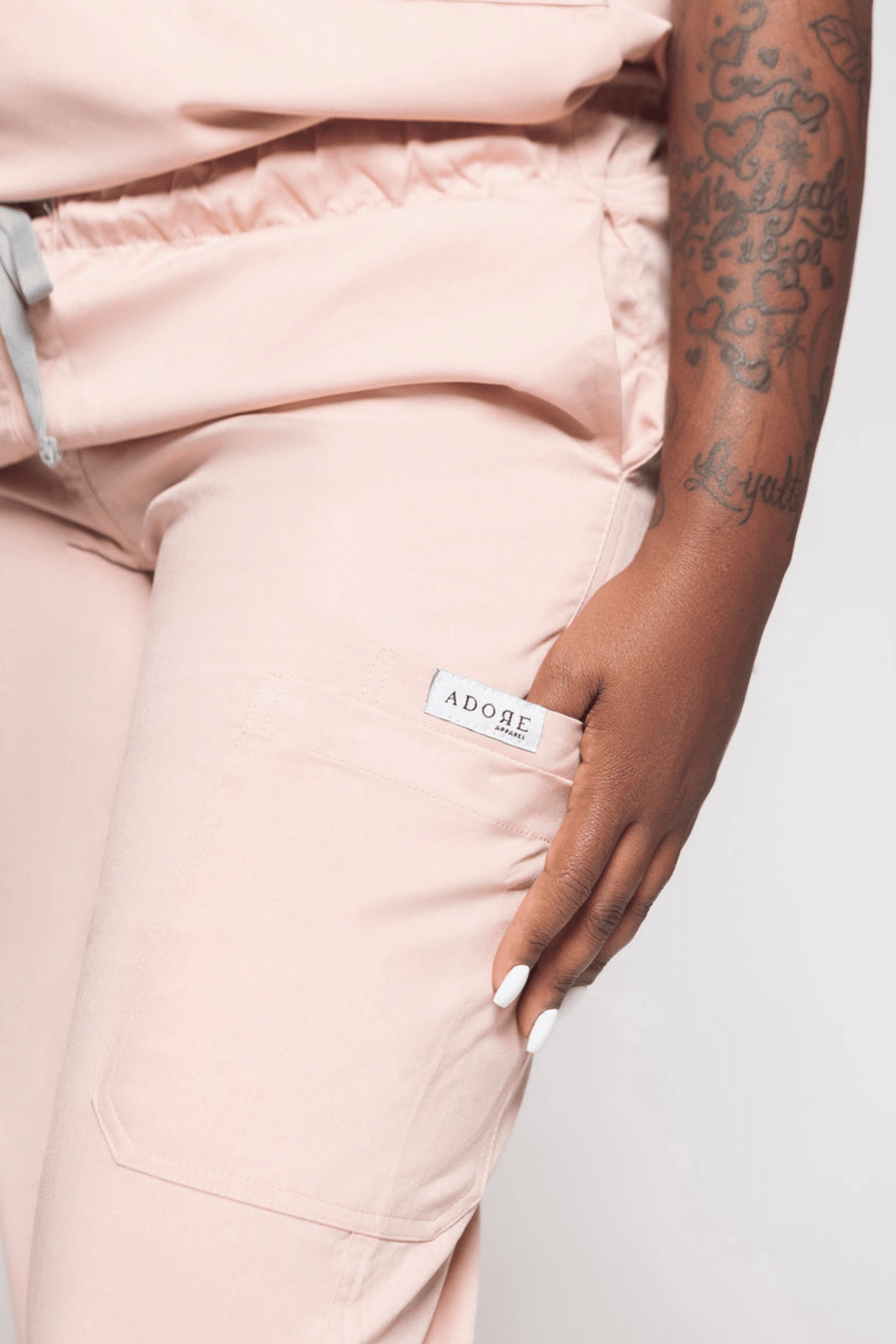 Morgan Scrub Set - Blush