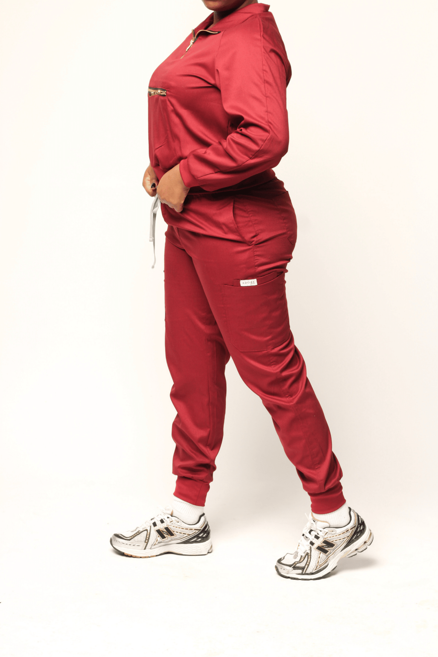 (PRE-ORDER) Get Active Scrub Set - Wine