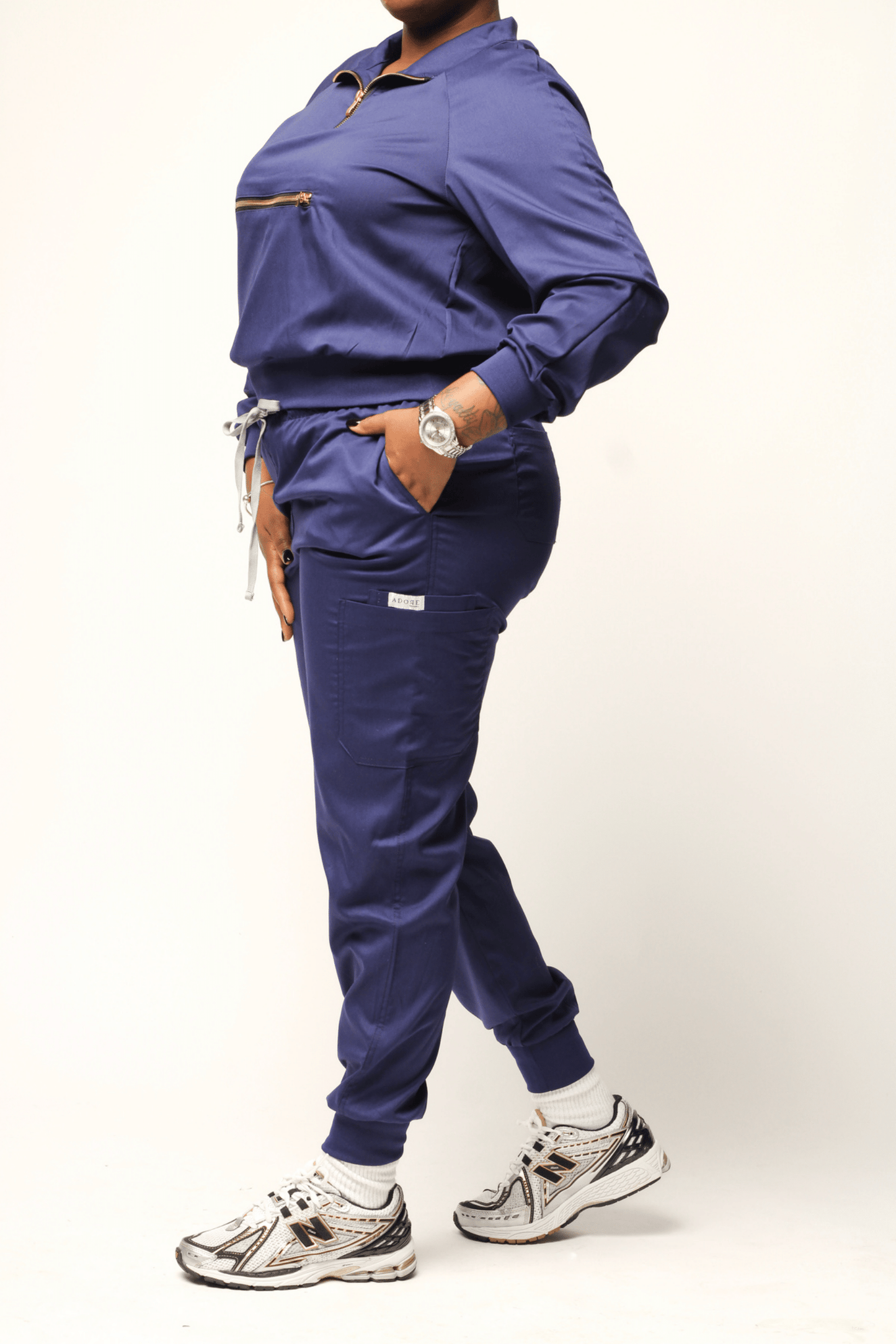 (PRE-ORDER) Get Active Scrub Set - Indigo Blue